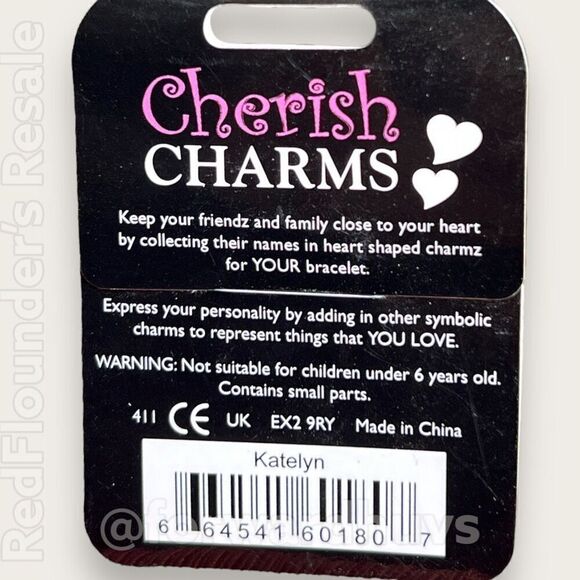 Bundle Sale 3 for $15 | Cherish Charms | Katelyn | Name Charm - Picture 4 of 6